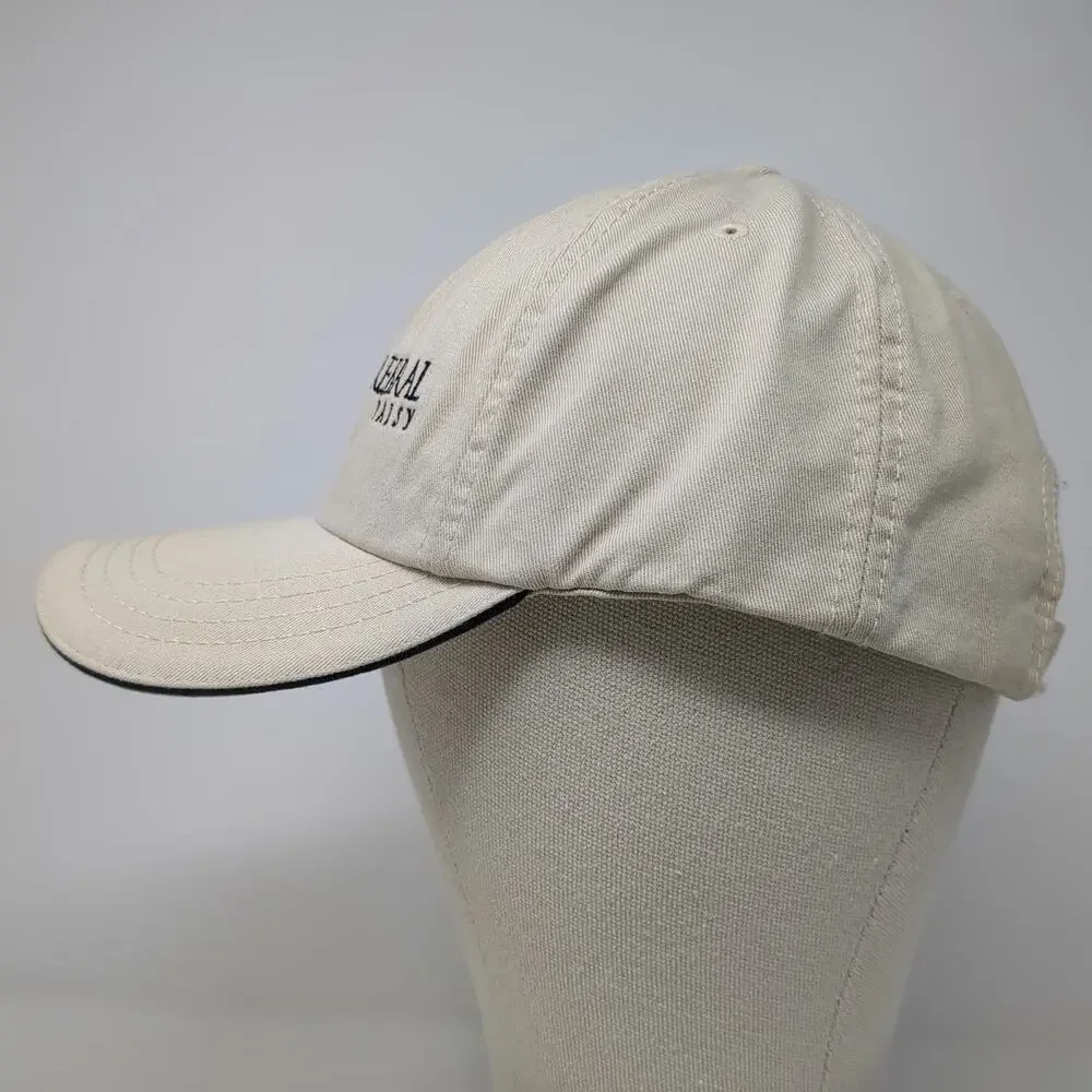 American Dry Goods Baseball Cap Beige Blue One Size Upstate Cerebral Palsy Hat